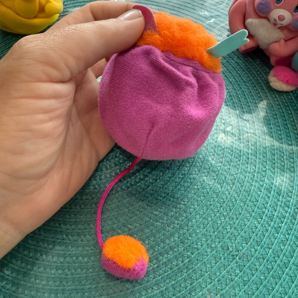Vintage 1980s Mattel Pocket Popples Mini Plush Toy set - Picture 10 of 15